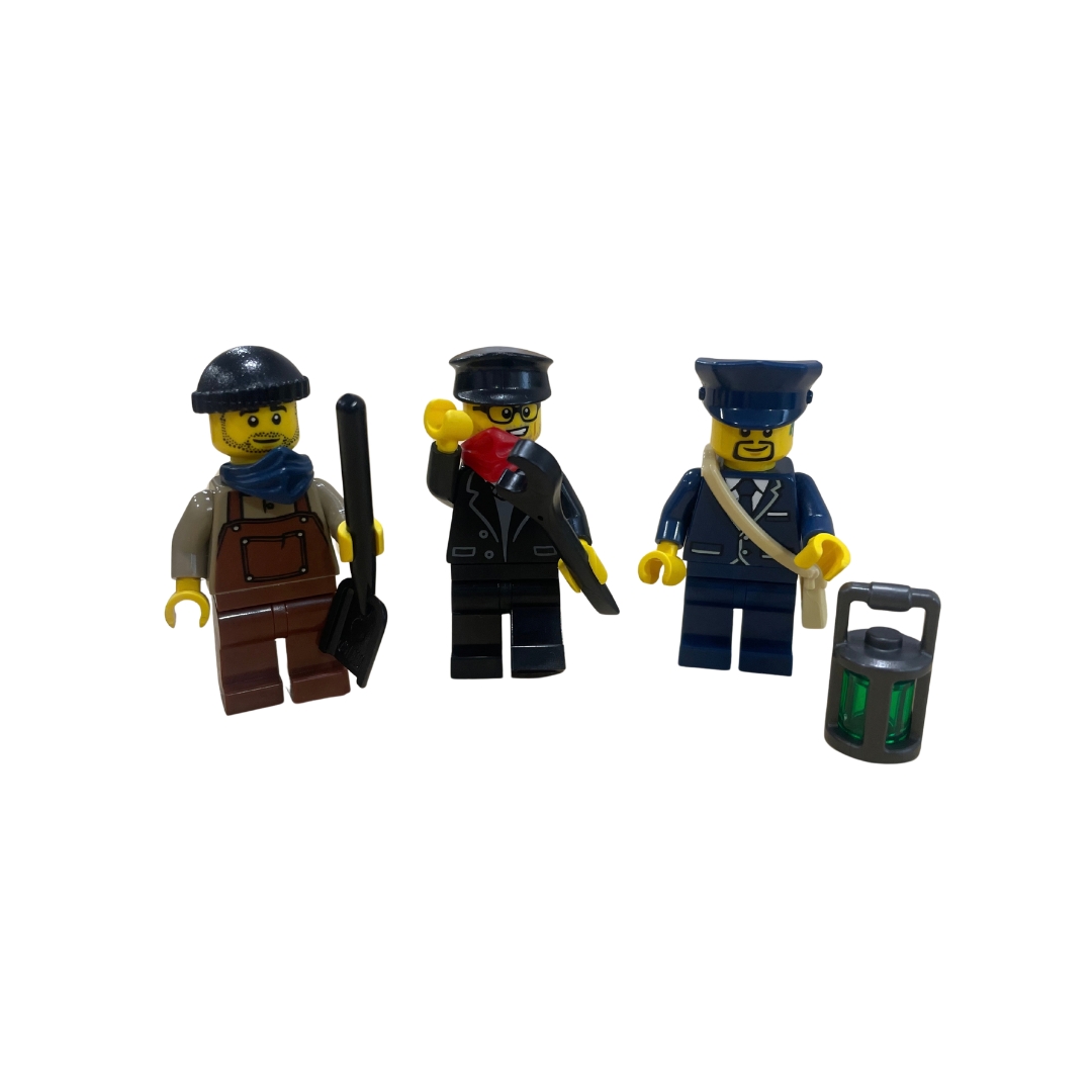 Lego Driver Fireman Guard Figure Set